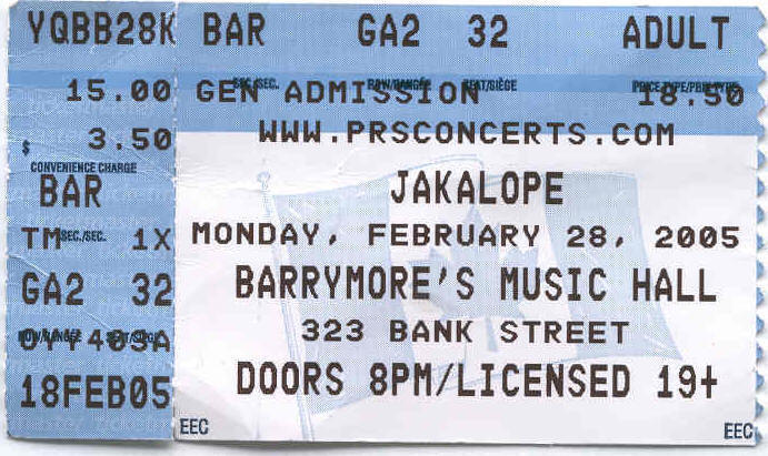 Image:Jakalope at Barrymore?s Ottawa